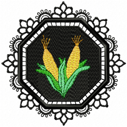 Corn Embroidery Design 2 Corn Embroidery Design 2